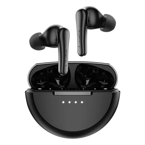 Belkin SoundForm Rhythm Headset Vezetékes és vezeték nélküli Hallójárati Hívás/zene USB C-típus Bluetooth Fekete