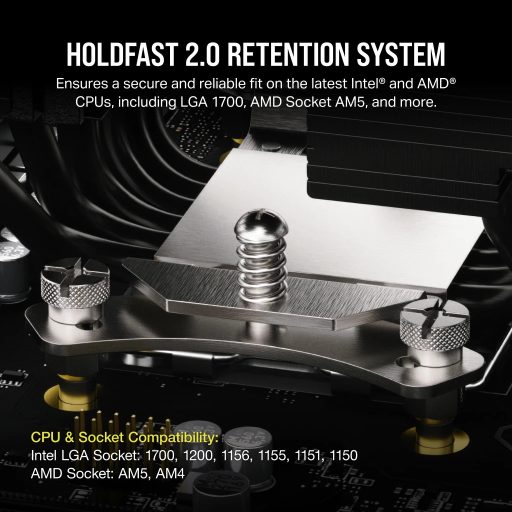 Corsair AF ELITE A115 Processzor Hűtő 14 cm Fekete 1 db