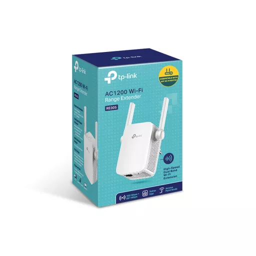 TP-Link RE305 hálózati bővítő Hálózati jelismétlő Fehér 10, 100 Mbit/s