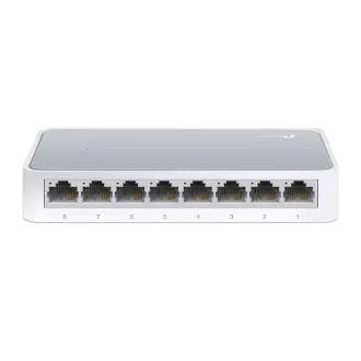   TP-Link TL-SF1008D Beállítást nem igénylő (unmanaged) Fast Ethernet (10/100) Fehér