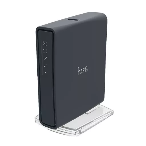 Mikrotik hAP ac lite tower Fekete Ethernet-áramellátás (PoE) támogatása