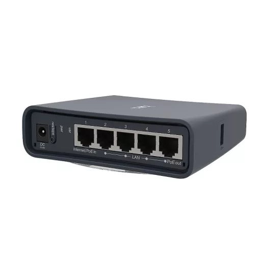 Mikrotik hAP ac lite tower Fekete Ethernet-áramellátás (PoE) támogatása