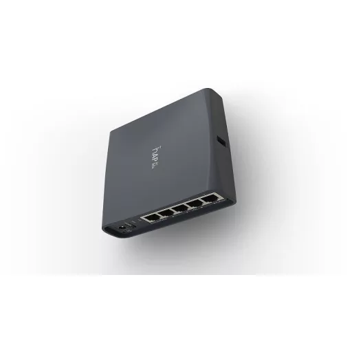 Mikrotik hAP ac lite tower Fekete Ethernet-áramellátás (PoE) támogatása