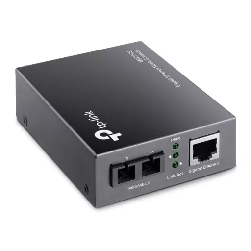 TP-Link MC210CS hálózati média konverter 1000 Mbit/s 1310 nm Single-mode Fekete