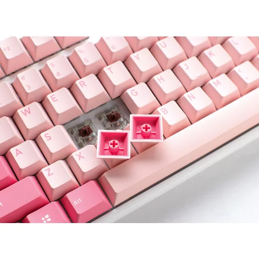 Ducky One 3 TKL billentyűzet Játék USB QWERTY Angol Rózsaszín