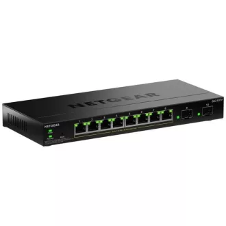   NETGEAR GS310TPv2 Vezérelt L2/L3 Gigabit Ethernet (10/100/1000) Ethernet-áramellátás (PoE) támogatása Asztali Fekete