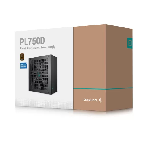 DeepCool PL750D 750 W 20+4 pin ATX ATX Fekete