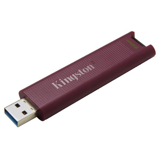 Kingston Technology DataTraveler Max USB flash meghajtó 512 GB USB A típus 3.2 Gen 2 (3.1 Gen 2) Vörös