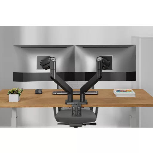 Digitus DA-90474 asztali TV konzol 114,3 cm (45") Fekete