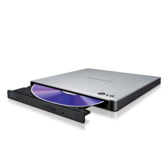LG GP57ES40 optikai meghajtó DVD±RW Fekete, Ezüst