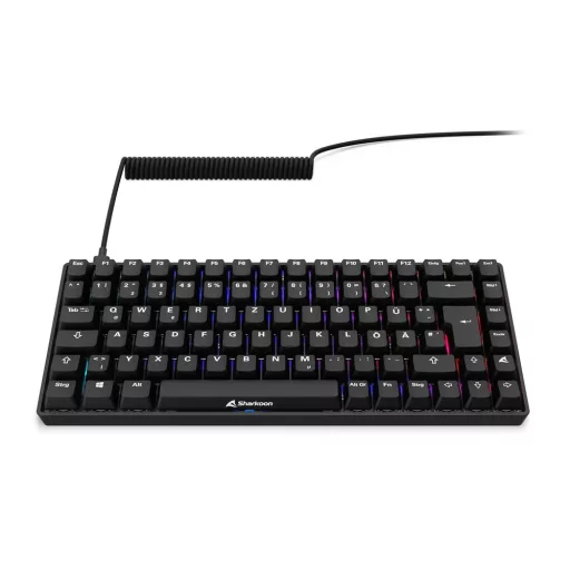 Sharkoon SGK50 S3 billentyűzet Játék USB QWERTZ Német Fekete