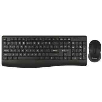   Tracer BARTIX II RF NANO billentyűzet Egér mellékelve Otthoni/irodai Vezeték nélküli RF QWERTY Angol Fekete