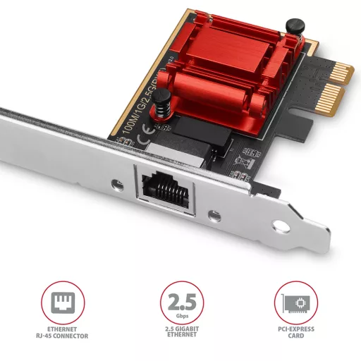 Axagon PCEE-G25 Belső Ethernet 2500 Mbit/s