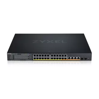   Zyxel XMG1930-30HP Vezérelt L3 2.5G Ethernet (100/1000/2500) Ethernet-áramellátás (PoE) támogatása 1U Fekete