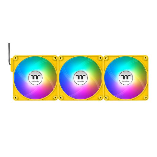 Thermaltake CT140 EX ARGB Számítógép ház Hűtő 14 cm Sárga