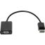 HP DisplayPort To VGA Adapter 0,2 M VGA (D-Sub) Fekete