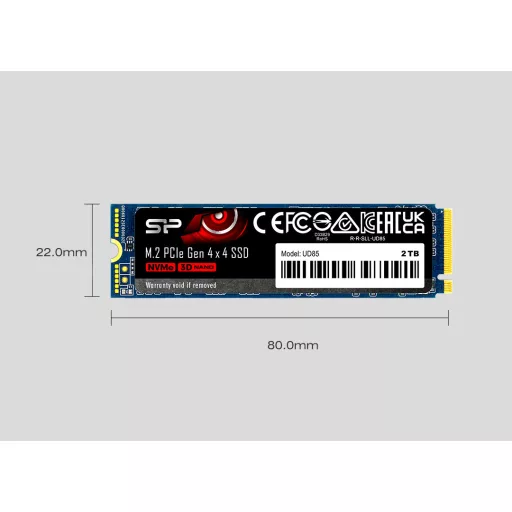 Silicon Power UD85 1 TB M.2 PCI Express 4.0 NVMe 3D NAND
