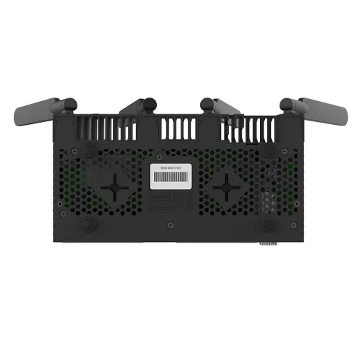 Mikrotik RB4011iGS+5HacQ2HnD-IN vezetéknélküli router Gigabit Ethernet Kétsávos (2,4 GHz / 5 GHz) Fekete