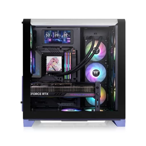 Thermaltake CA-11F-00MNWN-00 Midi Tower Kék