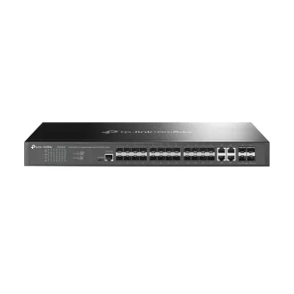 TP-Link Omada TL-SG3428XF Vezérelt L2+ 1U Fekete