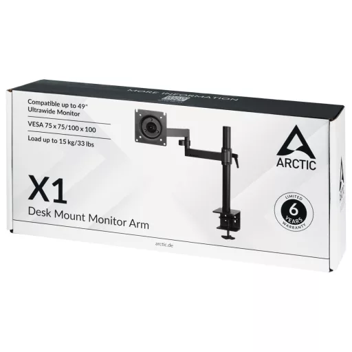 ARCTIC X1 109,2 cm (43") Asztali Fekete