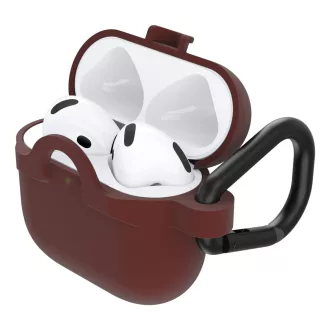 OB HEADPH CASE FOR APPLE AIRPOD (4TH GEN) WELL RED - BROWN