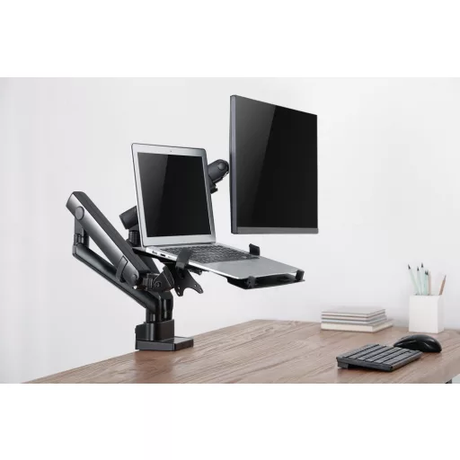 Gembird MA-DA3-02 asztali TV konzol 81,3 cm (32") Fekete