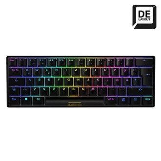   Sharkoon SKILLER SGK50 S4 billentyűzet Játék USB QWERTZ Német Fekete