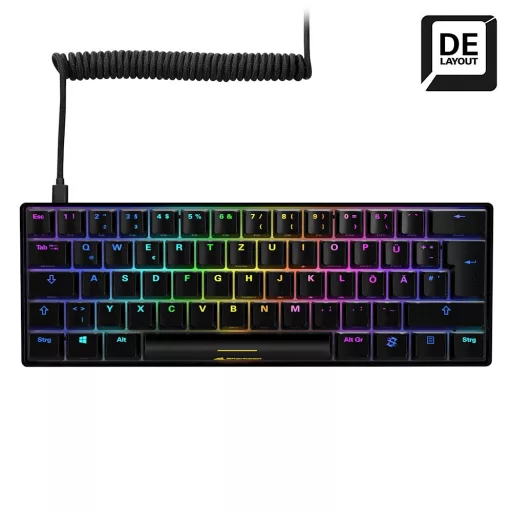 Sharkoon SKILLER SGK50 S4 billentyűzet Játék USB QWERTZ Német Fekete