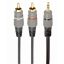 Gembird CCA-352-2.5M audio kábel 2,5 M 2 x RCA 3.5mm Fekete