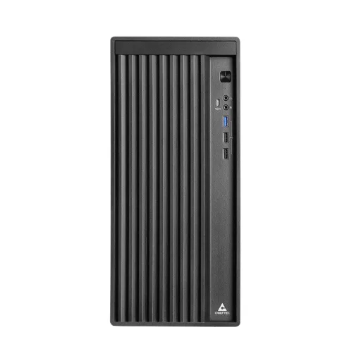 Chieftec Midi Tower BS-20B-OP, Schwarz o.NT Fekete