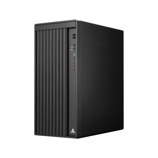 Chieftec Midi Tower BS-20B-OP, Schwarz o.NT Fekete