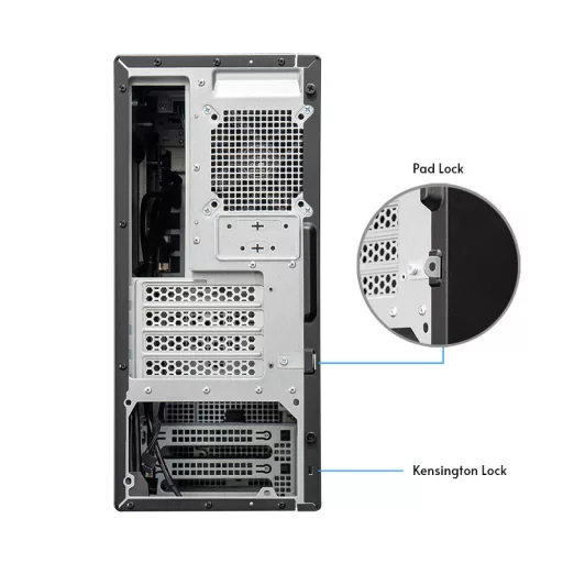 Chieftec Midi Tower BS-20B-OP, Schwarz o.NT Fekete