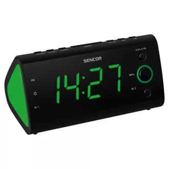 Sencor SRC 170 Óra Digitális Fekete, Zöld