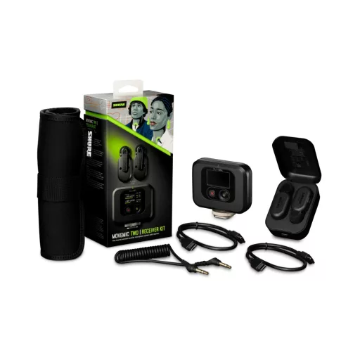 Shure MV-TWO-KIT-Z6 vevő vezeték nélküli mikrofonhoz Fényképezőgép állvány