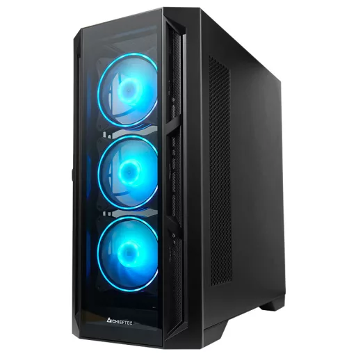 Chieftec APEX GA-01B-TG-OP ATX Midi Tower Fekete