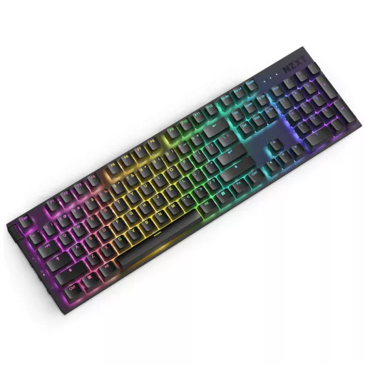 NZXT Function 2 billentyűzet Játék USB Brit angol Fekete