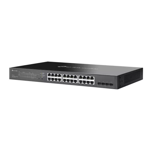 TP-Link Omada SG2428LP hálózati kapcsoló Vezérelt L2/L2+ Gigabit Ethernet (10/100/1000) Ethernet-áramellátás (PoE) támogatása Szürke