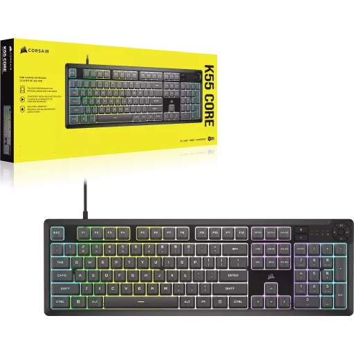 Corsair CH-9226D65-DE billentyűzet Játék USB QWERTZ Német Szürke