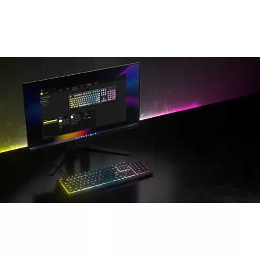 Corsair CH-9226D65-DE billentyűzet Játék USB QWERTZ Német Szürke