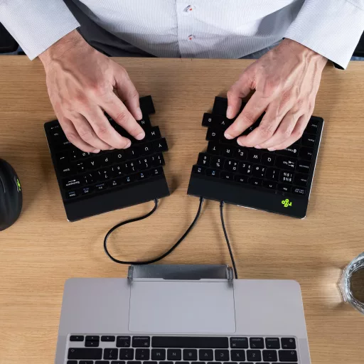 R-Go Tools RGOSP-DEWIBL billentyűzet Univerzális USB QWERTZ Német Fekete