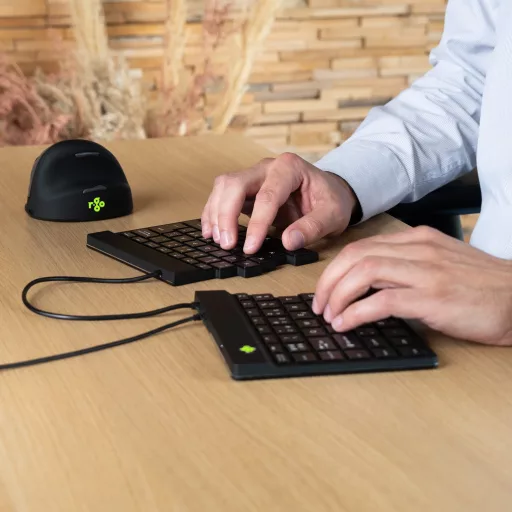 R-Go Tools RGOSP-DEWIBL billentyűzet Univerzális USB QWERTZ Német Fekete