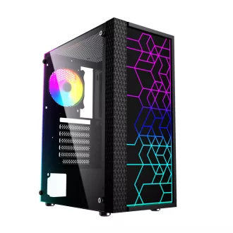 Gembird Fornax 2500 Midi Tower Fekete