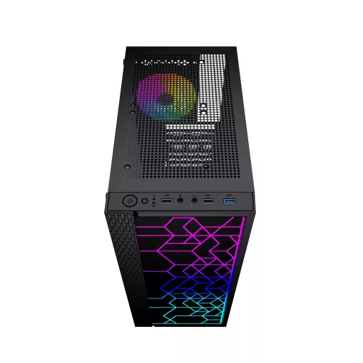 Gembird Fornax 2500 Midi Tower Fekete