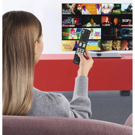 Hama 00221064 távirányító Vezeték nélküli infravörös TV Nyomógombok