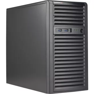 Supermicro CSE-731I-404B Mini Tower Fekete 400 W