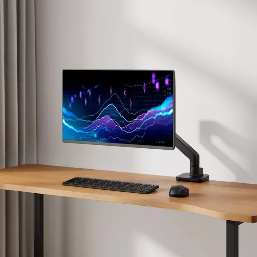 ACT AC8340 asztali TV konzol 124,5 cm (49") Fekete