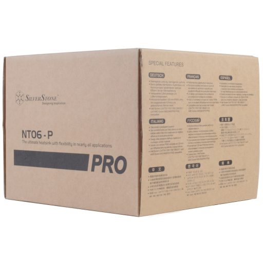 Silverstone NT06-PRO Processzor Hűtő 12 cm Szürke