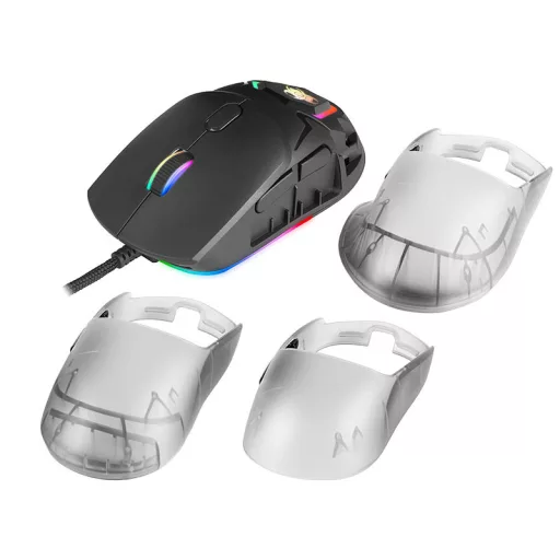 Tracer GameZone NEON USB egér Játék Jobbkezes USB A típus Optikai 12400 DPI