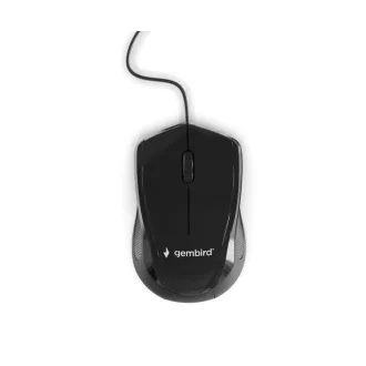   Gembird MUS-3B-02 egér Irodai Kétkezes USB A típus Optikai 1000 DPI